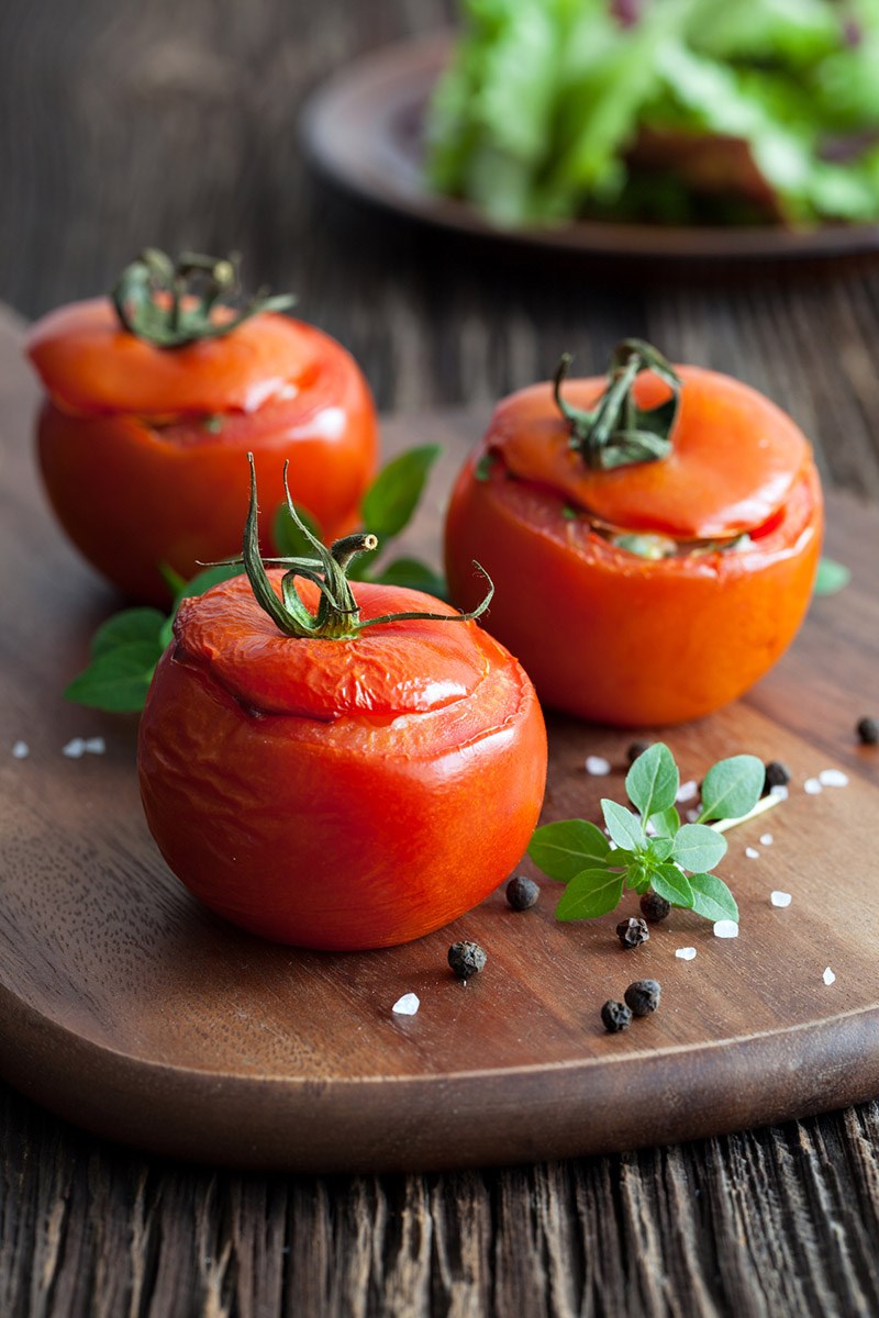 Rezept gefuellte Tomaten