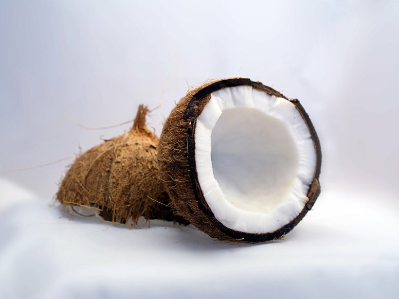 Die Kokosnuss als Wunderwaffe im Hautpflegeprozess.