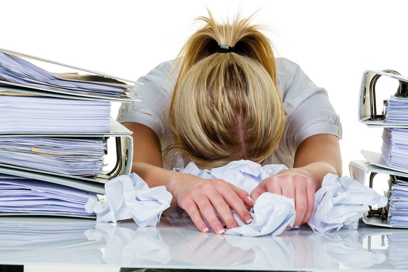 Burnout durch Bürostress